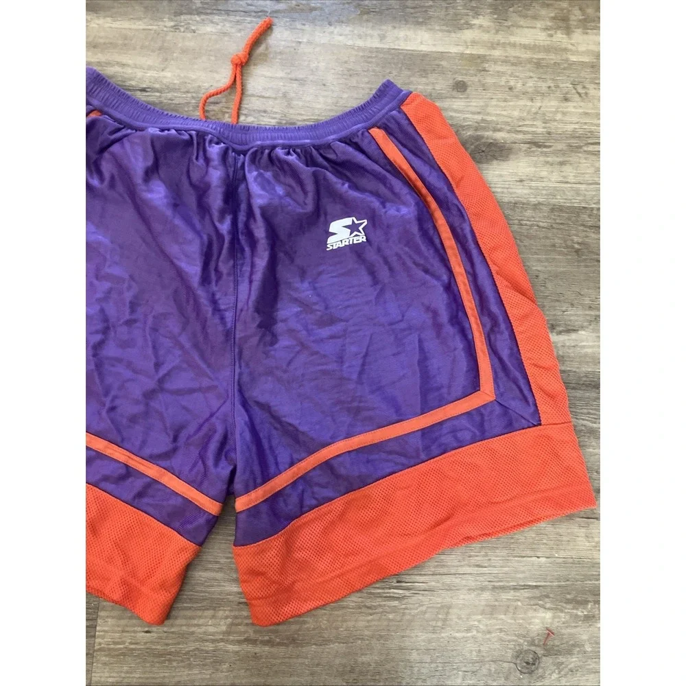 NBA‎ Phoenix Suns Starter Basketball Shorts Mens XL Purple Retro